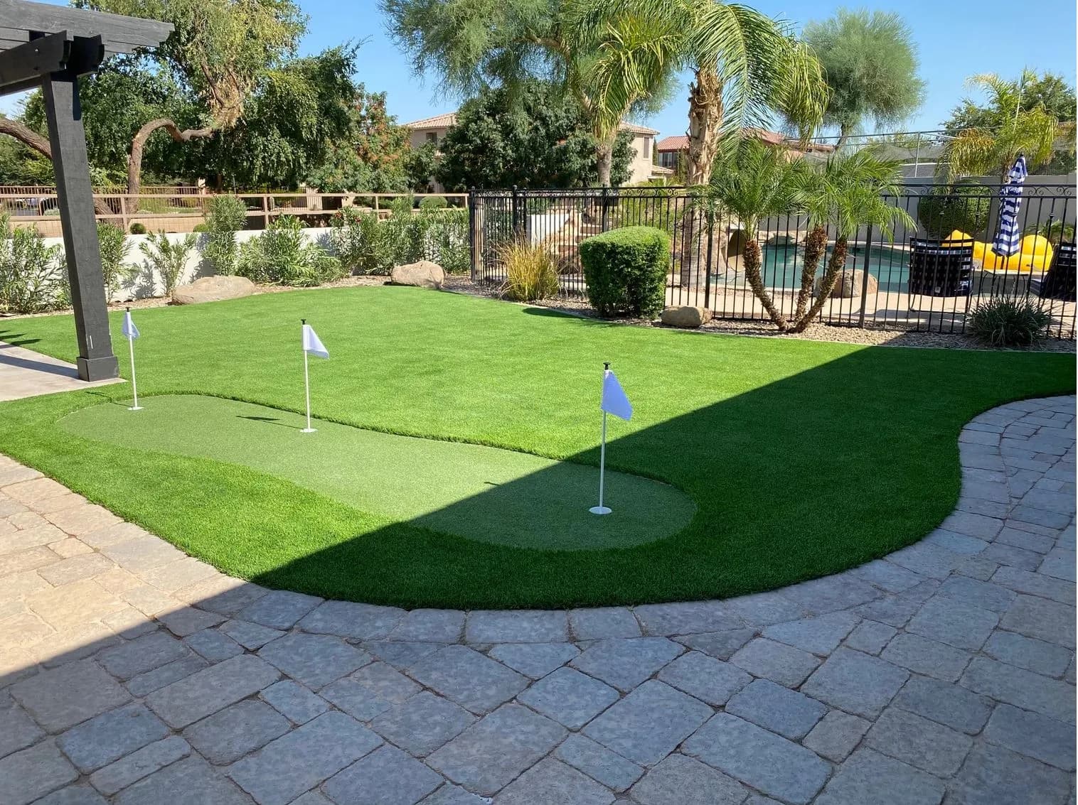 Backyard Golf Practice