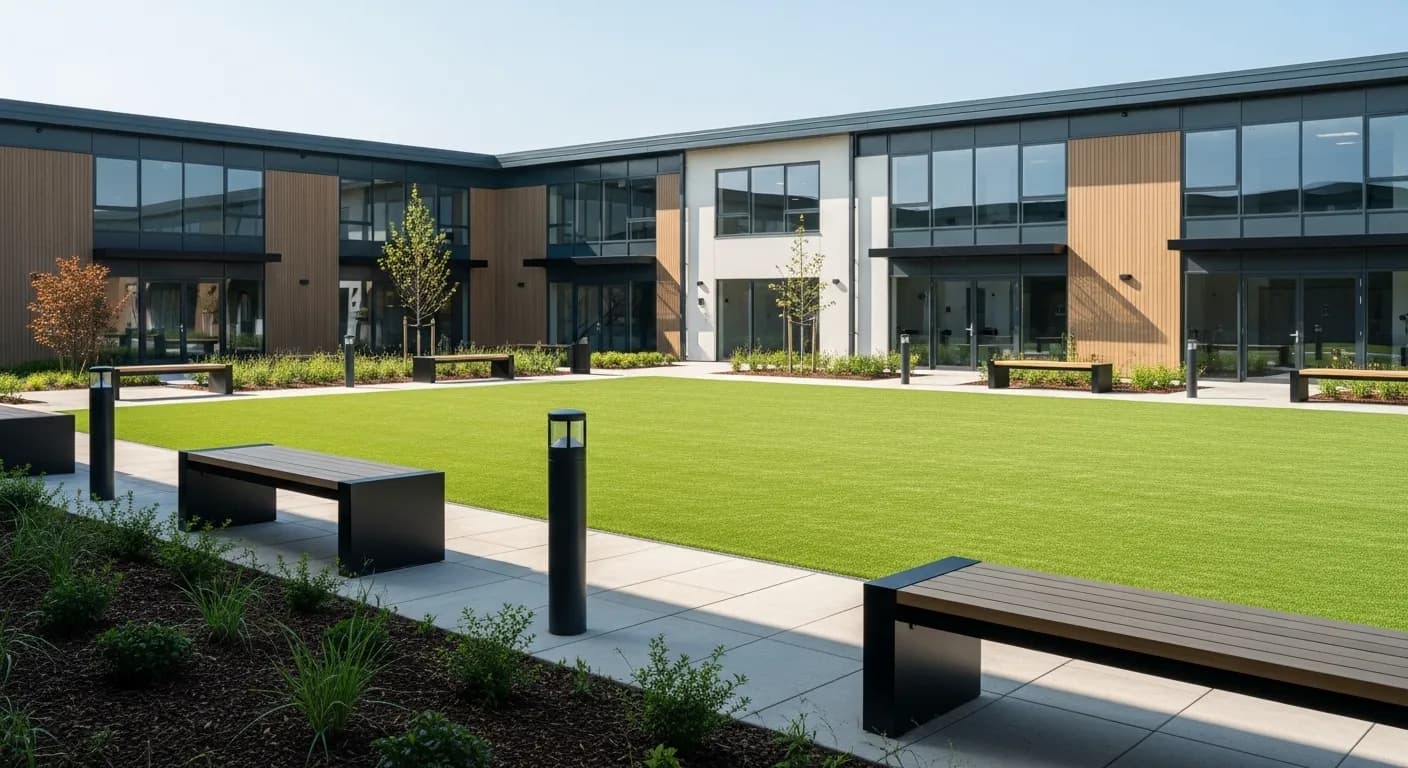 Commercial Applications: Where Artificial Turf Shines